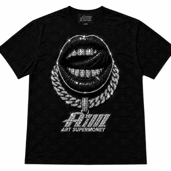 ART. BLACK LIPS - T-SHIRT - Art Super Money