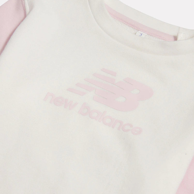 COMPLETO NEW BALANCE BABY FRENCH TERRY STACKED LOGO