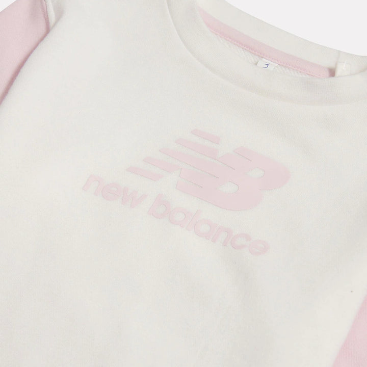 COMPLETO NEW BALANCE BABY FRENCH TERRY STACKED LOGO