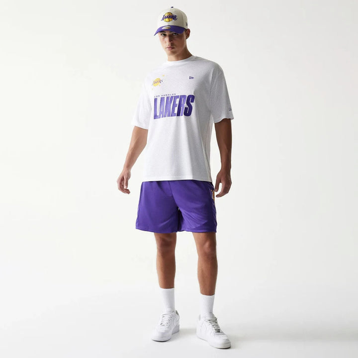 PANTALONCINI NIKE NBA SWINGMAN LOS ANGELES LAKERS ICON EDITION VIOLA 60771596