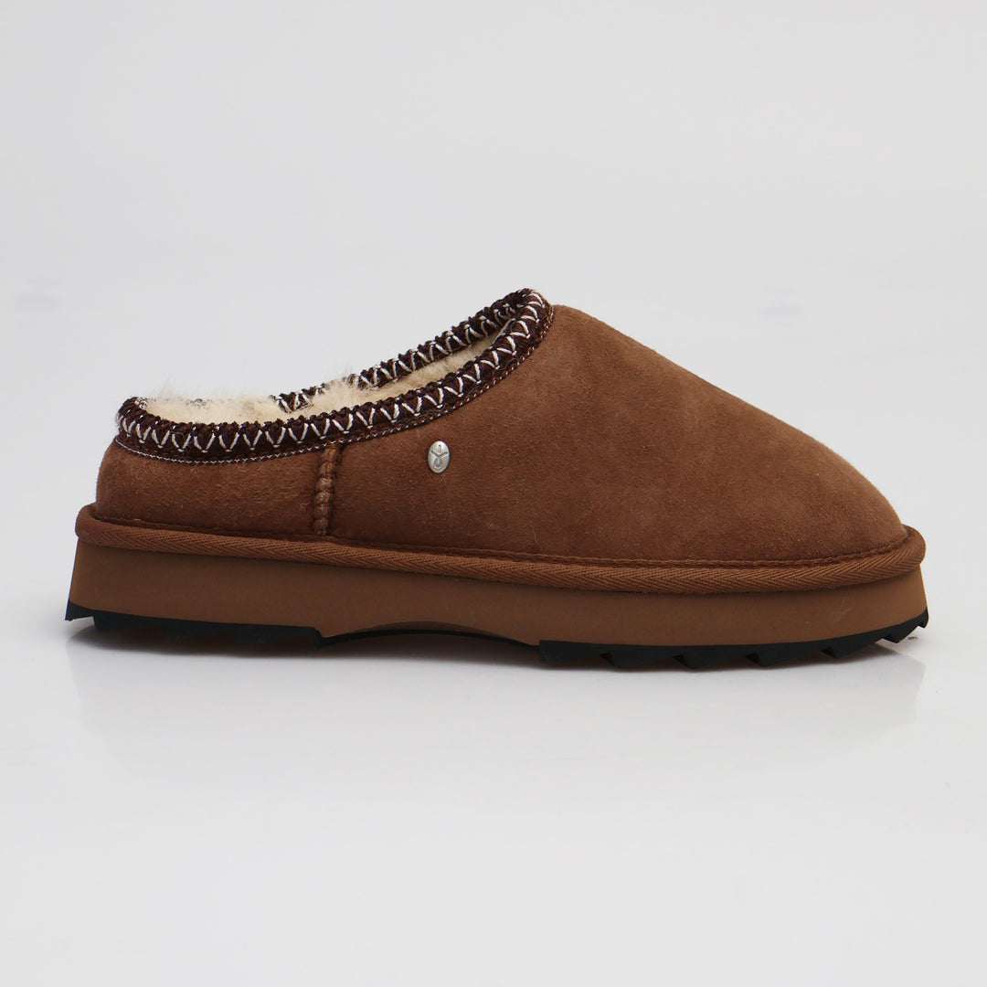 W13179 - Scarpe - Donna - Emu Australia - Vera Pelle Scamosciata - Invernali -  Chestnut - Casual/Iconiche - Stile/Comodita - Autunno/Inverno