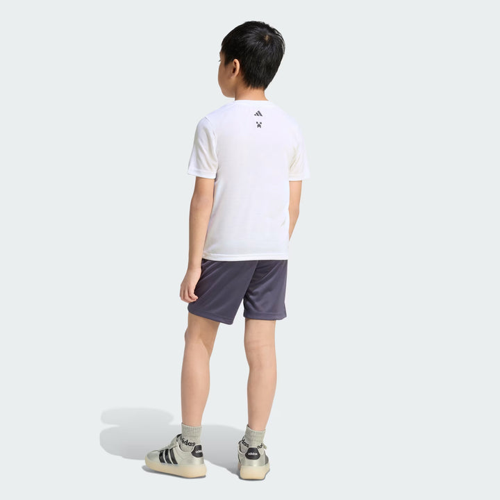 COMPLETINO ADIDAS X MINECRAFT TRAINING SUMMER SET BIANCO