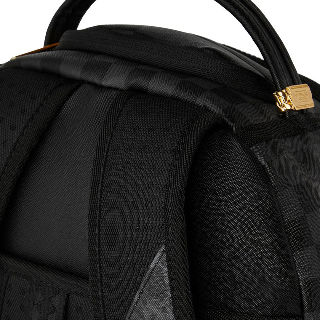 ZAINO BACKPACK SPRAYGROUND SPRITZ BLACK SIMILPELLE VEGANA CHECKERBOARD 910B8177NSZ