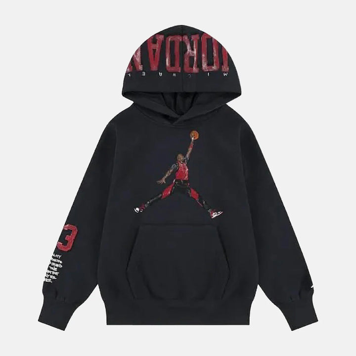 95F382 - Felpe - Jordan - Bambini - Con Cappuccio - JUMPMAN - Morbida - Street Style Junior - Abbigliamento - Autunno/Inverno