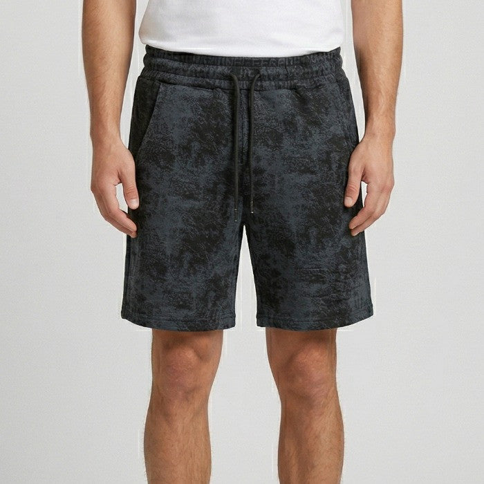 BERMUDA UOMO DROP SEASON 2 SWEATSHORTS BLACK STONE WASH
