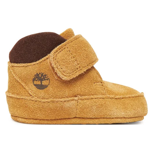TB0A6H8GEZ01 - TIMBERLAND SCARPINE NEONATO UNISEX CRIB BOOTIE MID – MARRONE/GIALLO