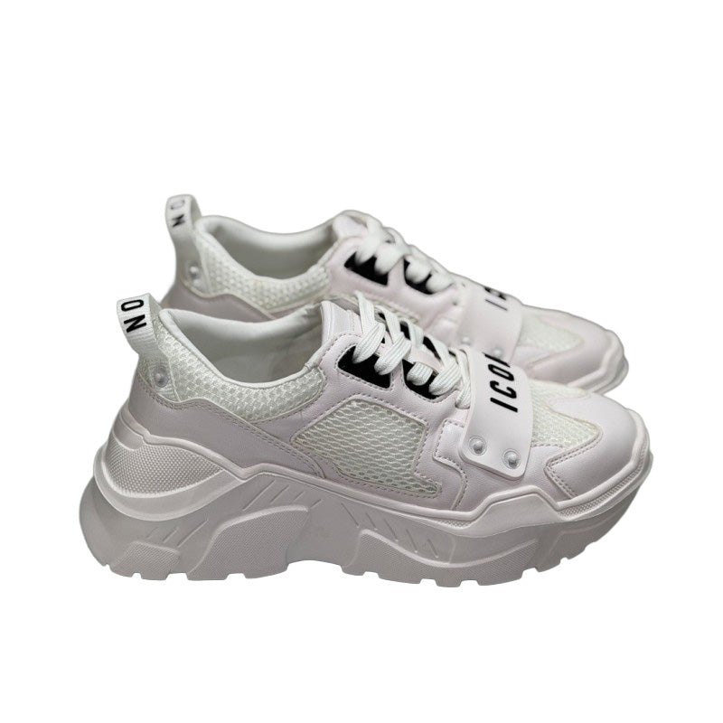 SNEAKERS ICON JEANS COUTURE SPEEDTRACK WHITE DONNA