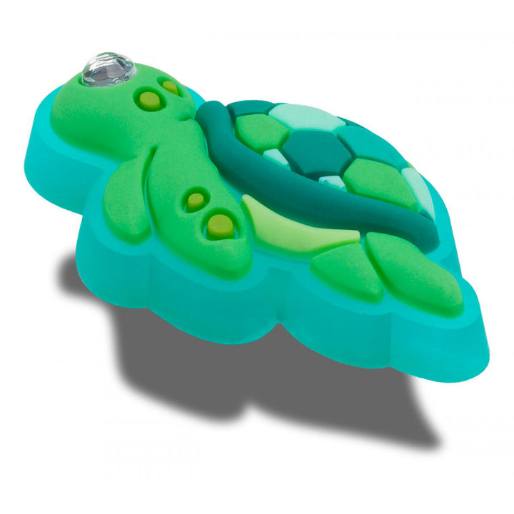 CHARM CROCS JIBBITZ™ GREEN TURTLE
