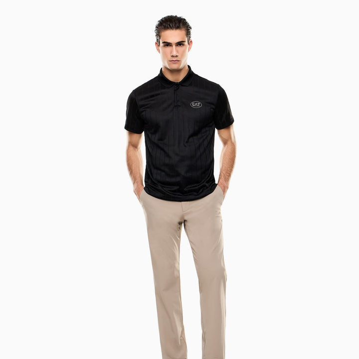 POLO UOMO EA7 EMPORIO ARMANI MONOGRAMMA VERTICALE