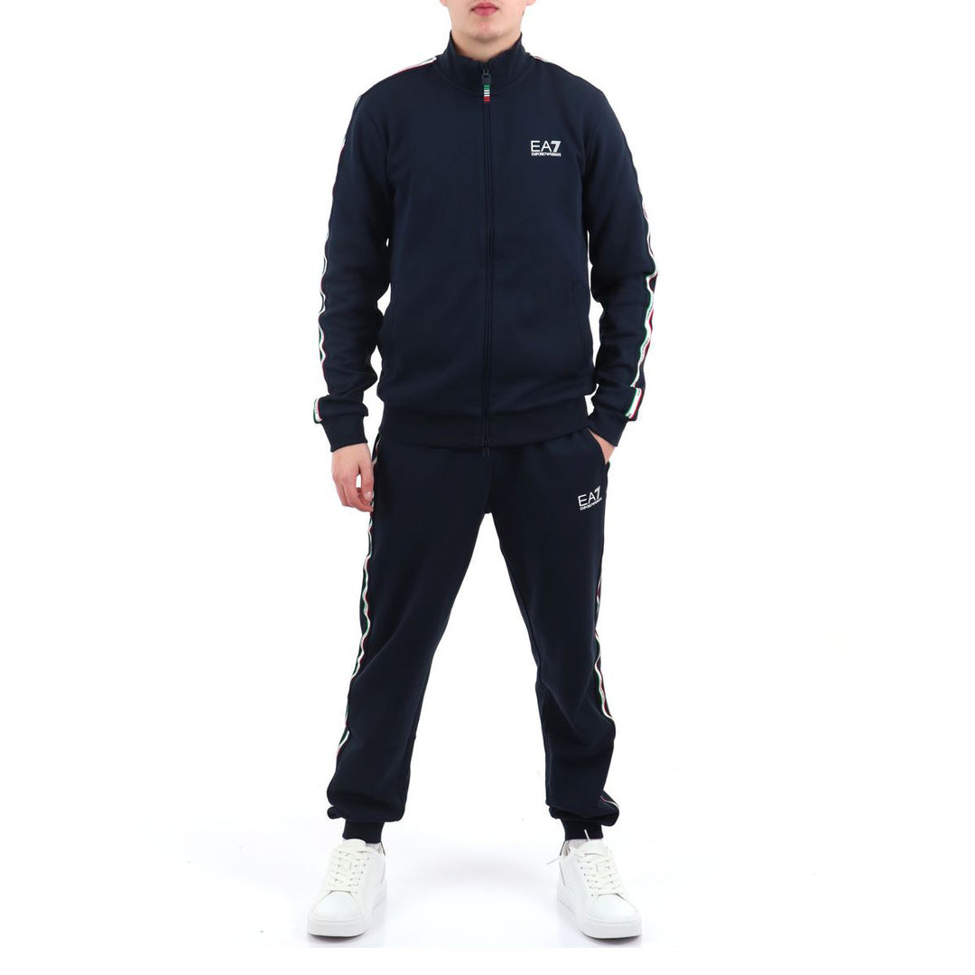 TUTA SPORTIVA UOMO EA7 EMPORIO ARMANI BIANCA E NERA
