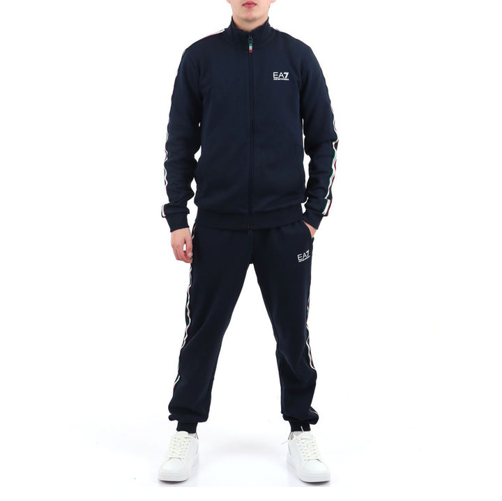 TUTA SPORTIVA UOMO EA7 EMPORIO ARMANI BIANCA E NERA