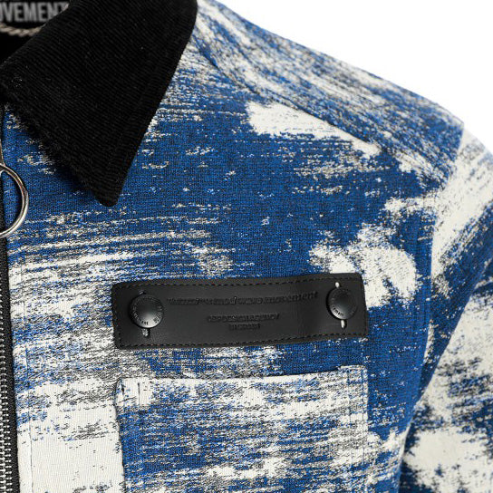 MW093070037 - Giacche - MWM - Unisex - Nero/Blu - Versatile - Minimalista - Design Geometrico - Funzionale/Adattabile - Look Moderno/Dinamico