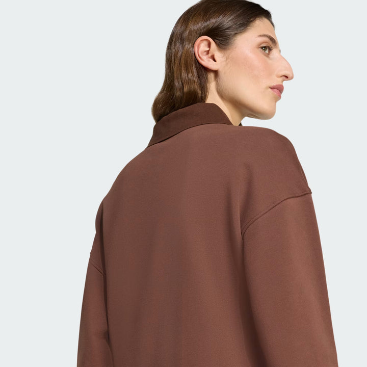 FELPA ADIDAS ORIGINALS "FOOTIE SWEAT" POLO BROWN