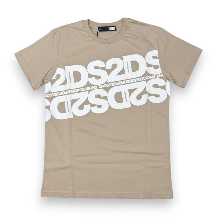 T-SHIRT UOMO DROP SEASON 2 ESSENTIAL MAXI LOGO A CONTRASTO