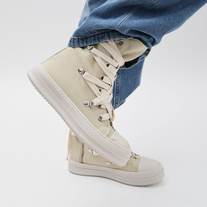 SNEAKERS THEATER TELA GANCI HIGH-TOP BLACK/BEIGE