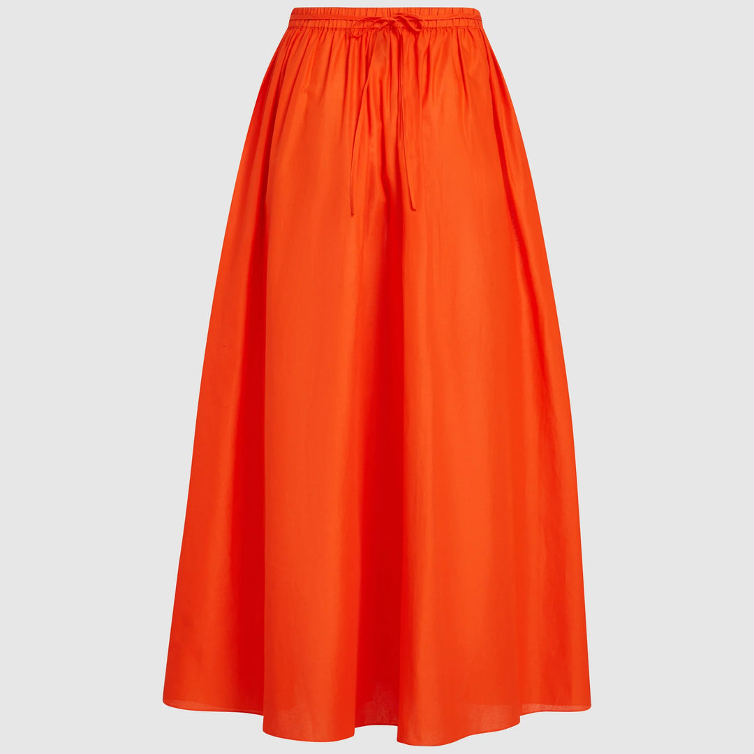 KARL LAGERFELD COTTON A-LINE MAXI SKIRT KHA2W46043