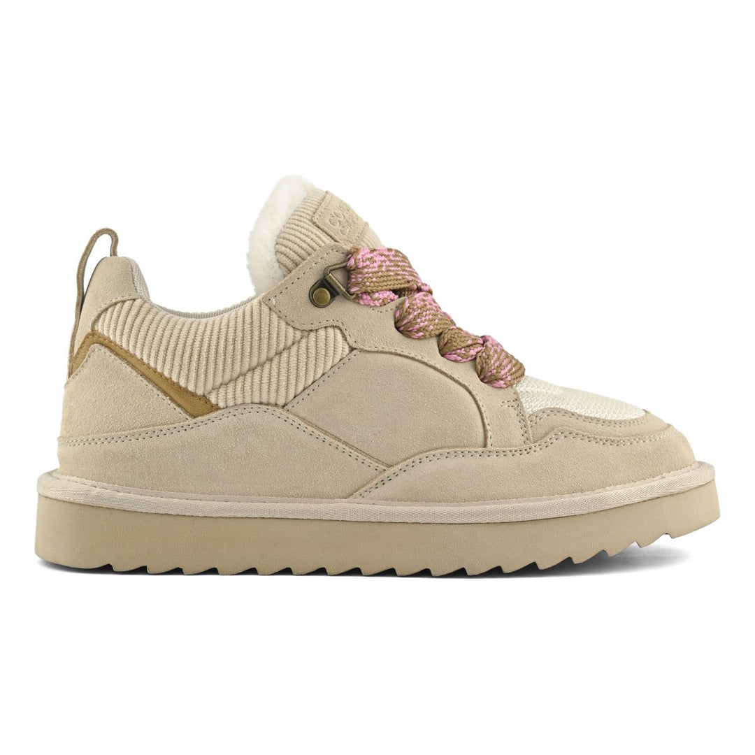 HC.YW261 - Scarpe - Colors Of California - Modello Trendy - Zeussa & Maxi Lace - Grigio Caramel & Beige - Tocco Pop - Versatile - Abbigliamento Autunno/Inverno