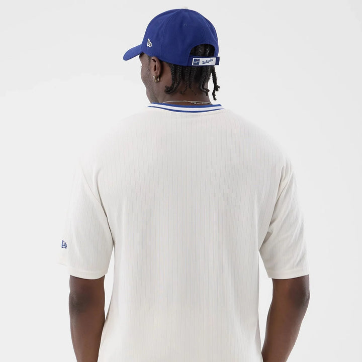 T-SHIRT NEW ERA LOS ANGELES DODGERS MLB ARCH OPEN WHITE OVERSIZED