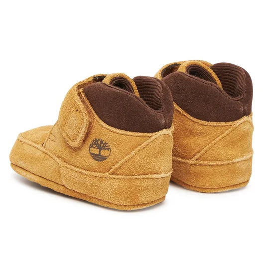 TB0A6H8GEZ01 - TIMBERLAND SCARPINE NEONATO UNISEX CRIB BOOTIE MID – MARRONE/GIALLO