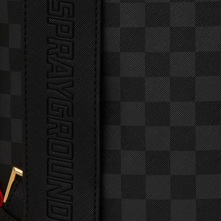 ZAINO BACKPACK SPRAYGROUND SPRITZ BLACK MONTE CARLO SIMILPELLE CHECKERBOARD 910B8279NSZ
