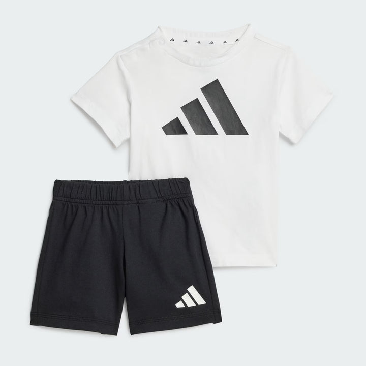 COMPLETINO ADIDAS ESSENTIALS TEE INFANT BIANCO/NERO