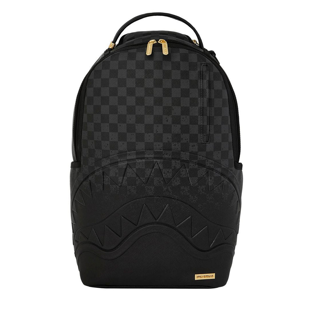 ZAINO BACKPACK SPRAYGROUND SPRITZ BLACK SIMILPELLE VEGANA CHECKERBOARD 910B8177NSZ