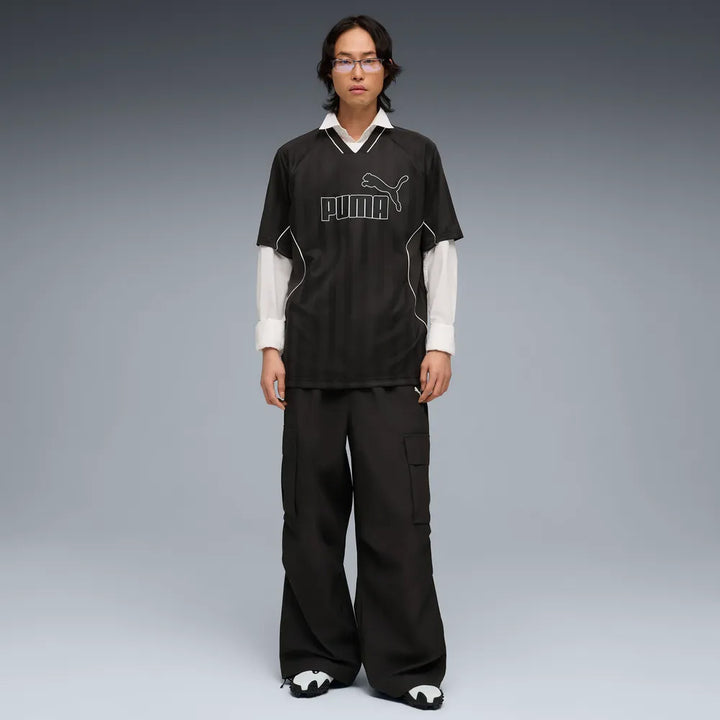 MAGLIA DA CALCIO UOMO PUMA SPORT STRIPE RETRO JERSEY