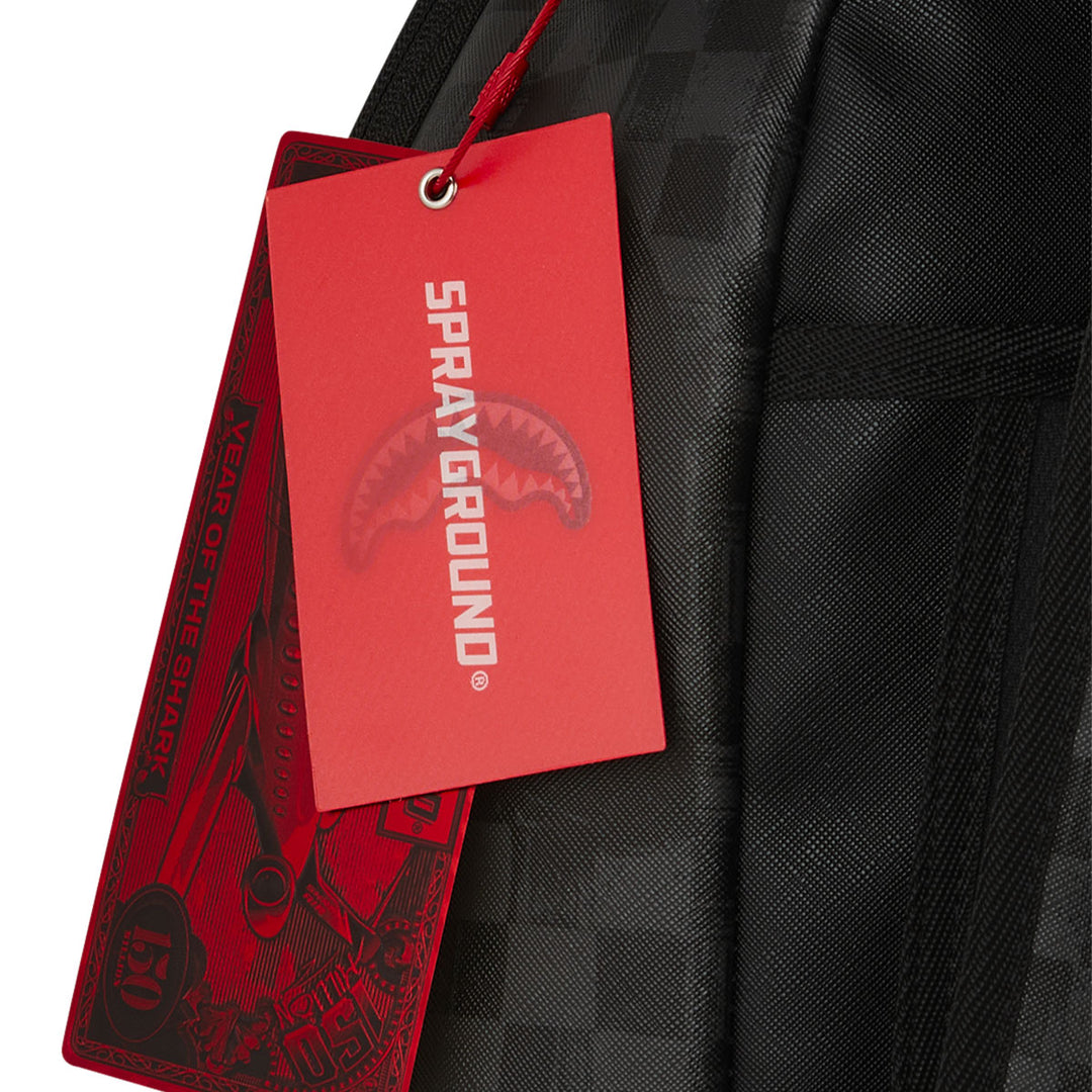 ZAINO SPRAYGROUND SCRIBBLE SHARK BLACK SIMILPELLE IDROREPELLENTE 910B7102NSZ