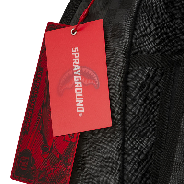 ZAINO SPRAYGROUND SCRIBBLE SHARK BLACK SIMILPELLE IDROREPELLENTE 910B7102NSZ