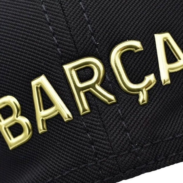 CAPPELLO FC BARCELONA CREST NERO E ORO UFFICIALE 5001GBNOP BAMBINI