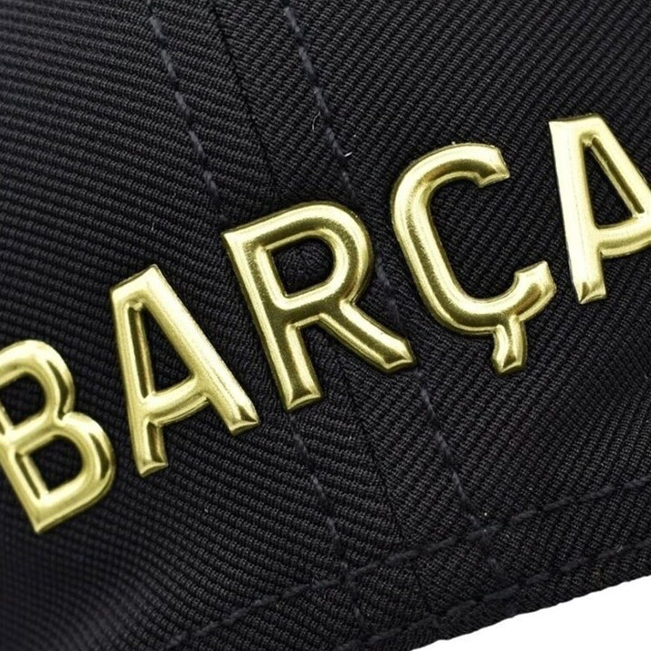 CAPPELLO FC BARCELONA CREST NERO E ORO UFFICIALE 5001GBNOP BAMBINI