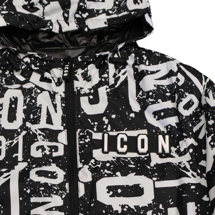 GIUBBOTTO ICON LOGO BLACK JUNIOR