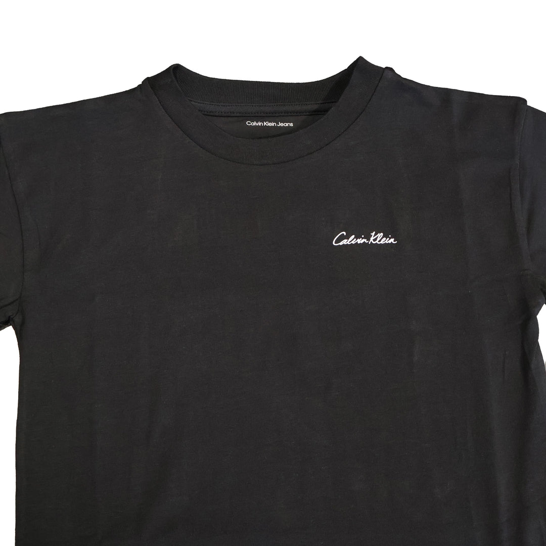 T-SHIRT CALVIN KLEIN JEANS INTERLOCK LOGO BEIGE JUNIOR