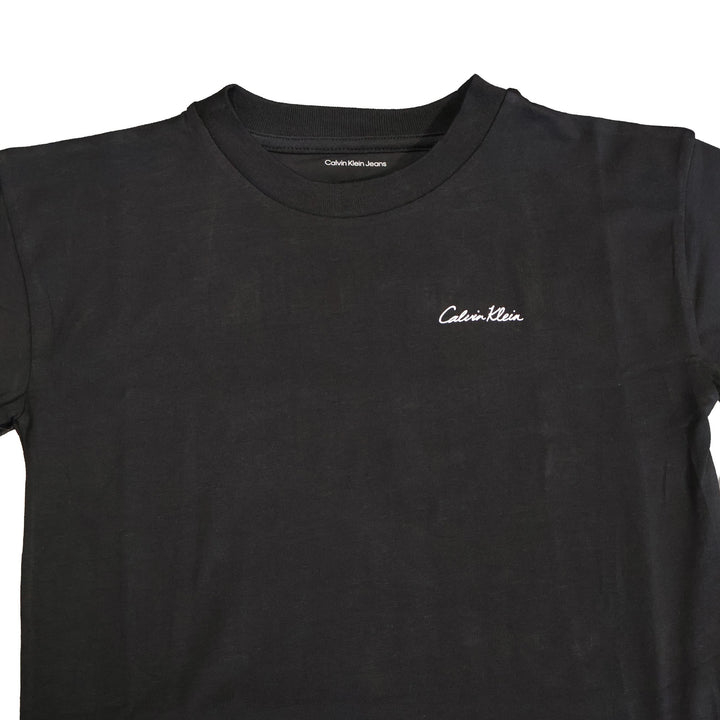 T-SHIRT CALVIN KLEIN JEANS INTERLOCK LOGO BEIGE JUNIOR