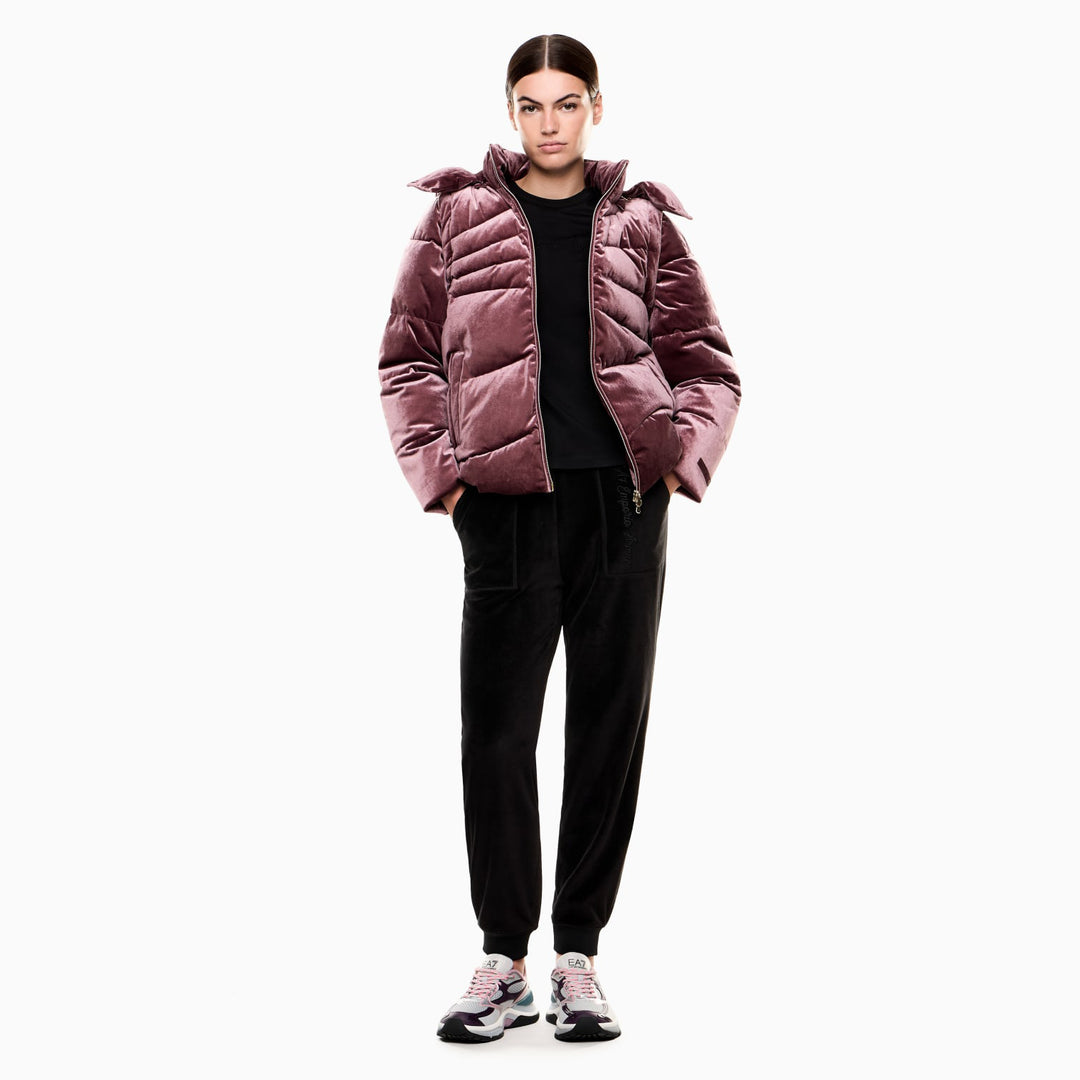 7W000441 AF15654 - GIACCA EA7 EMPORIO ARMANI DONNA VIOLA