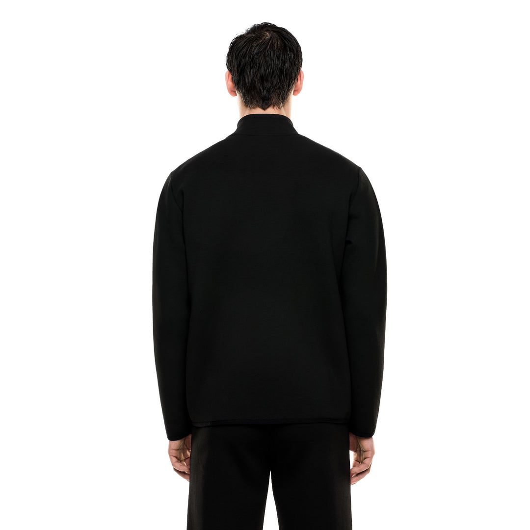 7M000670 AF14146 - Felpe - EMPORIO ARMANI - Giacca Sportiva - Nera - Full Zip - Con Cerniera - Look Athleisure - Casual-Chic - Abbigliamento Autunno Inverno