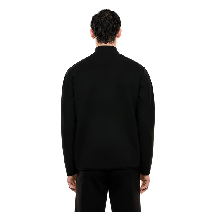 7M000670 AF14146 - Felpe - EMPORIO ARMANI - Giacca Sportiva - Nera - Full Zip - Con Cerniera - Look Athleisure - Casual-Chic - Abbigliamento Autunno Inverno