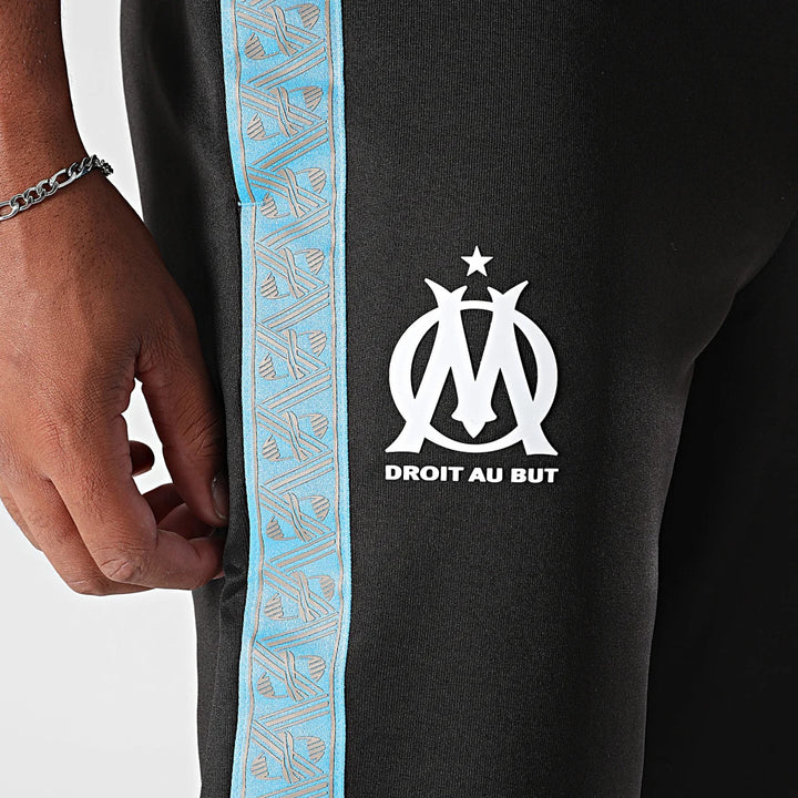 PANTALONI PUMA OLYMPIQUE MARSEILLE KING ANTHEM 781558 AZZURRO BIANCO UOMO