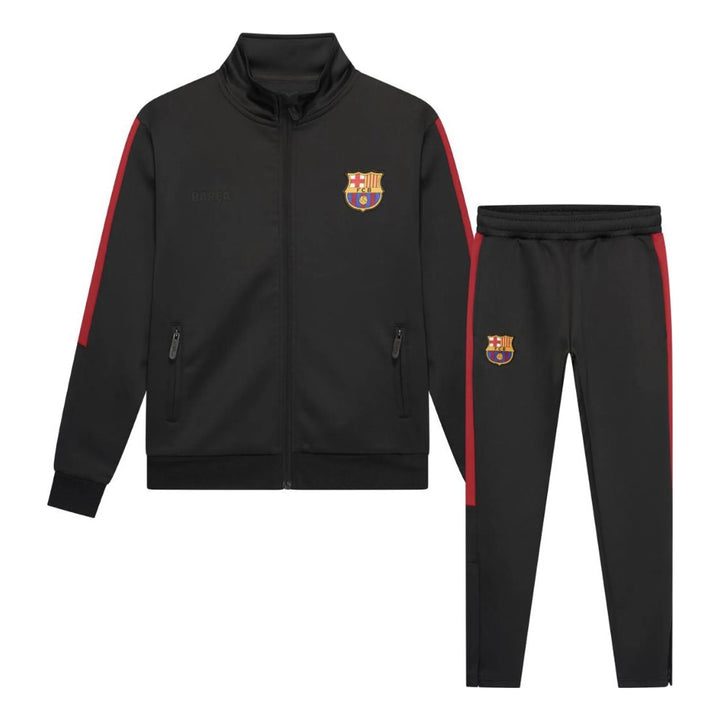 FC BARCELONA BLACK TRAINING TRACKSUIT FOR KIDS AND TEENS 5002CHOUP