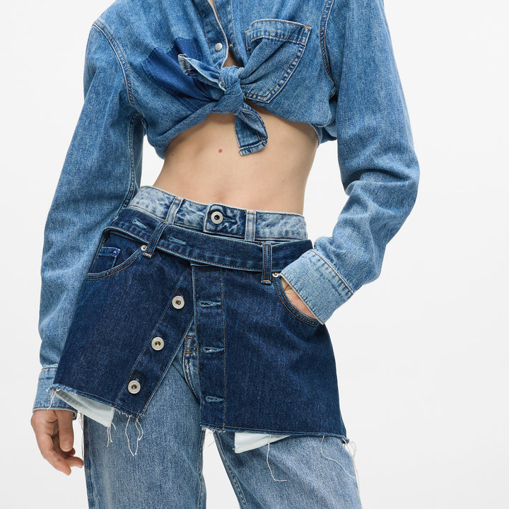 JEANS A SIGARETTA KARL LAGERFELD DESIGN MULTISTRATO DONNA