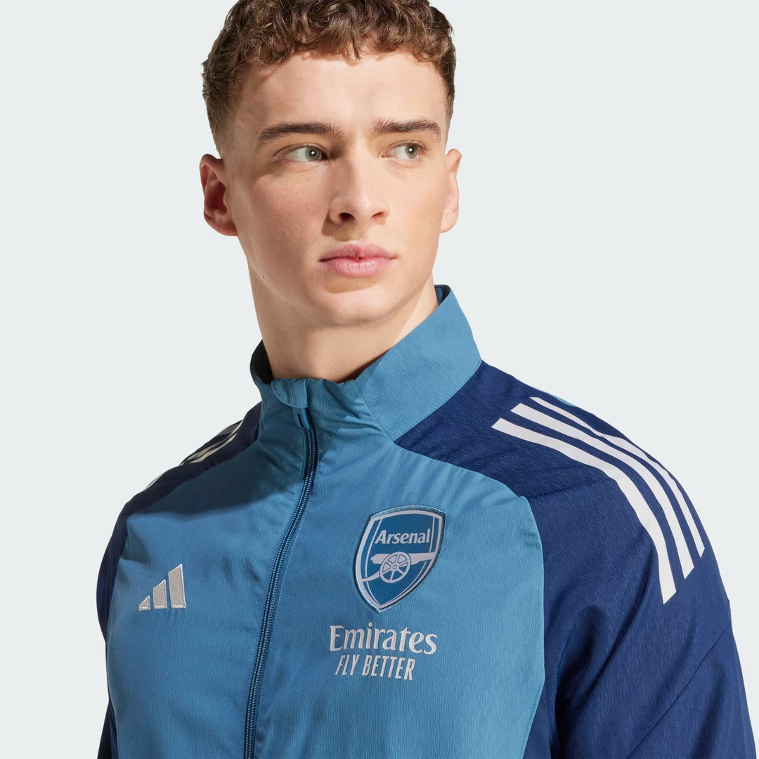 ADIDAS PERFORMANCE ARSENAL FC 25/26 TIRO 25 COMPETITION JACKET SKY BLUE MEN JJ1790
