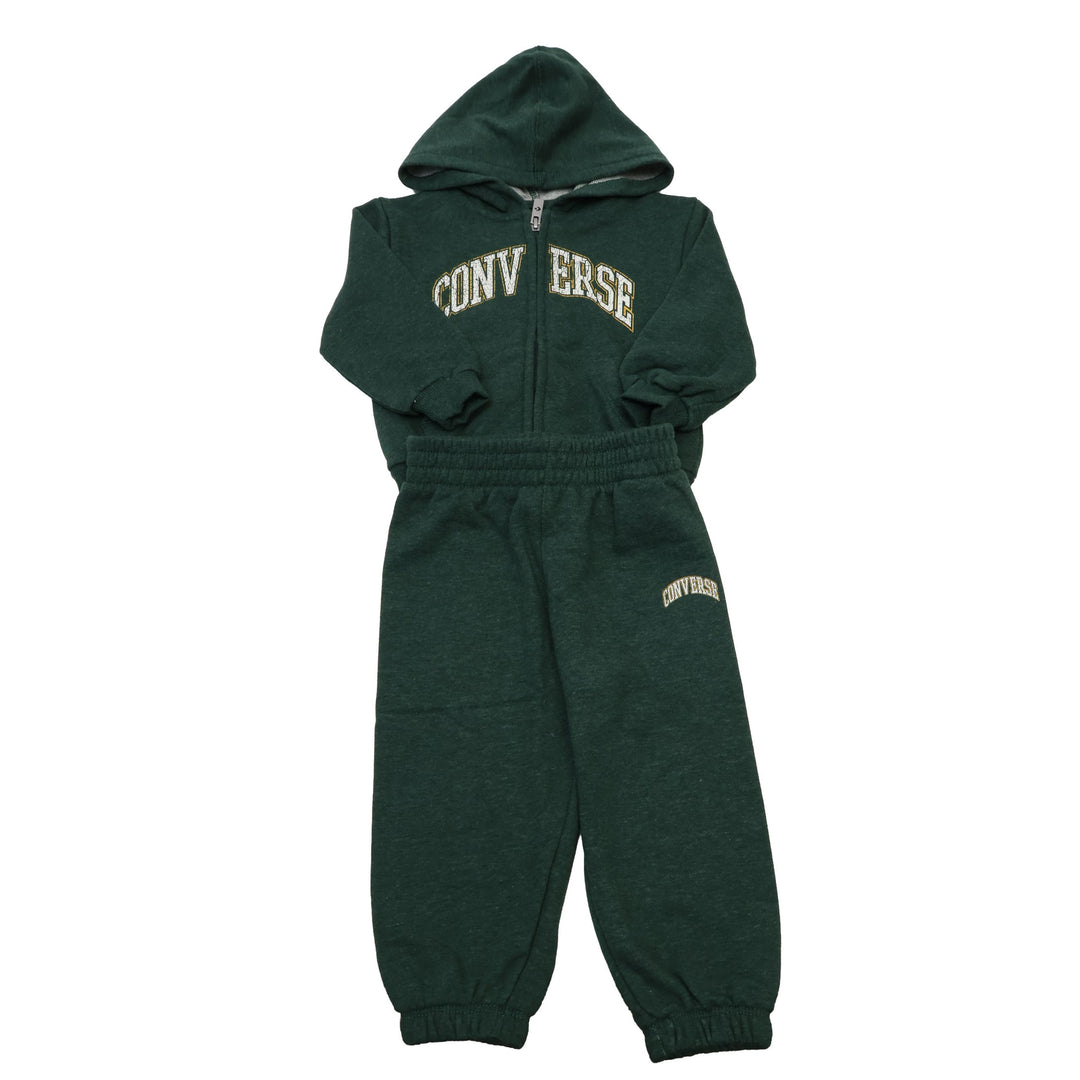 SET TUTA CONVERSE NEONATI HERITAGE SET VERDE MUSCHIO BRANCH OUT 6CH476