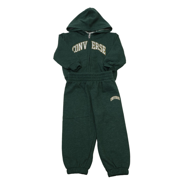 SET TUTA CONVERSE NEONATI HERITAGE SET VERDE MUSCHIO BRANCH OUT 6CH476