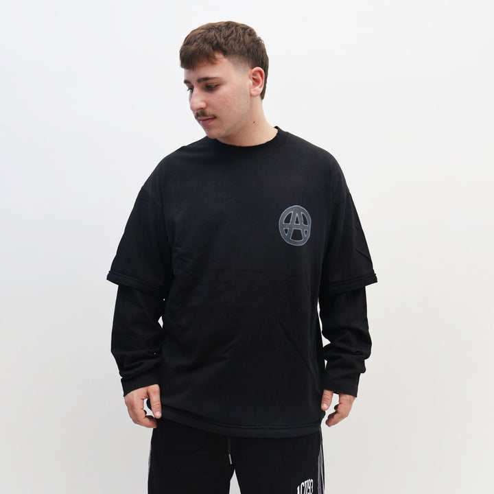 HTDM311604111 - T-Shirt e Polo - Uomo - Acupuncture - Stile Ribelle - Look Streetwear/Underground - Leggermente Oversize - Abbigliamento