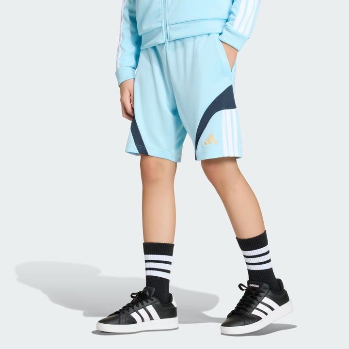 PANTALONCINI ADIDAS ORIGINALS TEAMGEIST ADICOLOR CELESTE