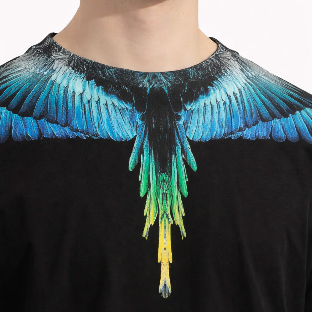 T-SHIRT MARCELO BURLON WINGS COLORADO COTTON UOMO