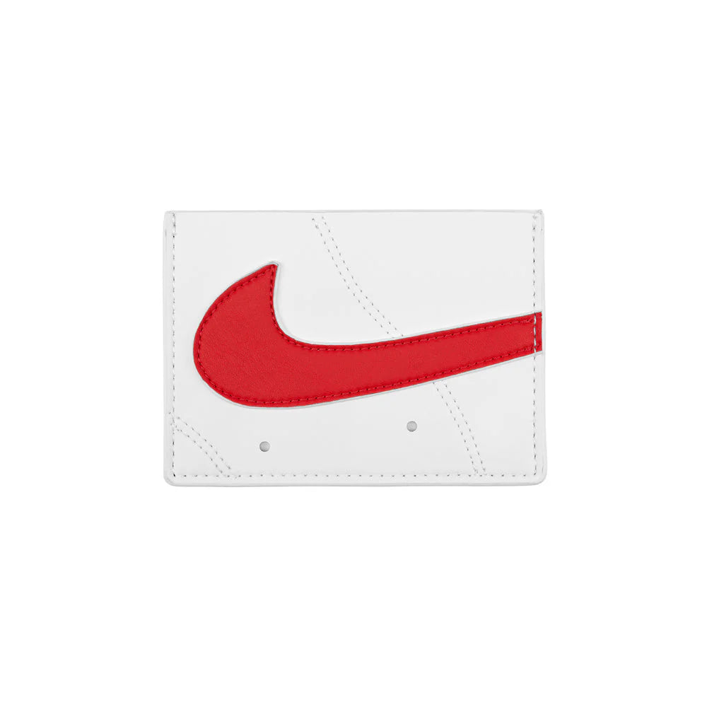 N1009738173OS - Portafogli - PORTACARTE NIKE ICON AIR FORCE 1 BIANCO E ROSSO