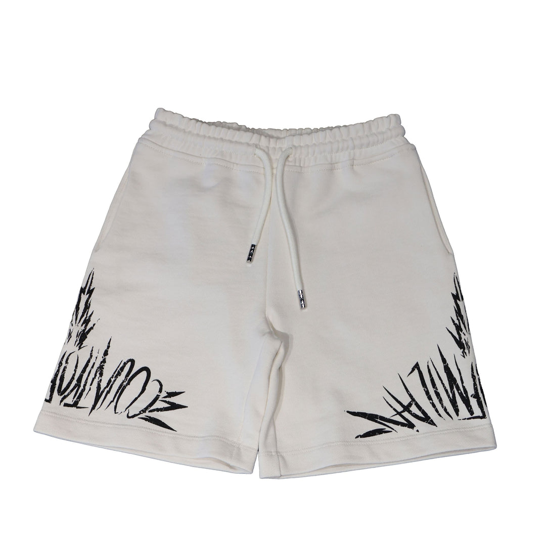 PANTALONCINI MARCELO BURLON LOGO PRINT JUNIOR