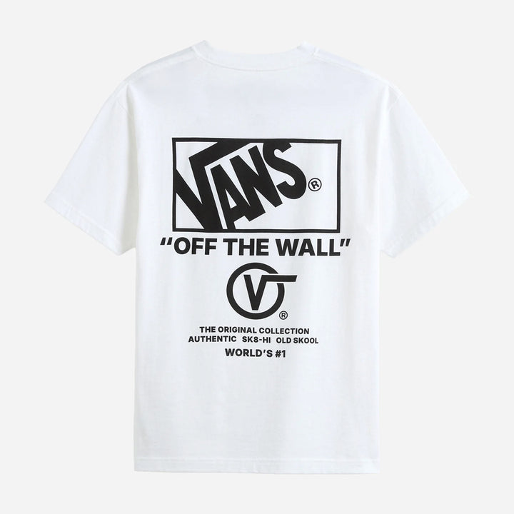 T-SHIRT VANS STACKED HI SS TEE BIANCA UOMO VN000PEWWHT1