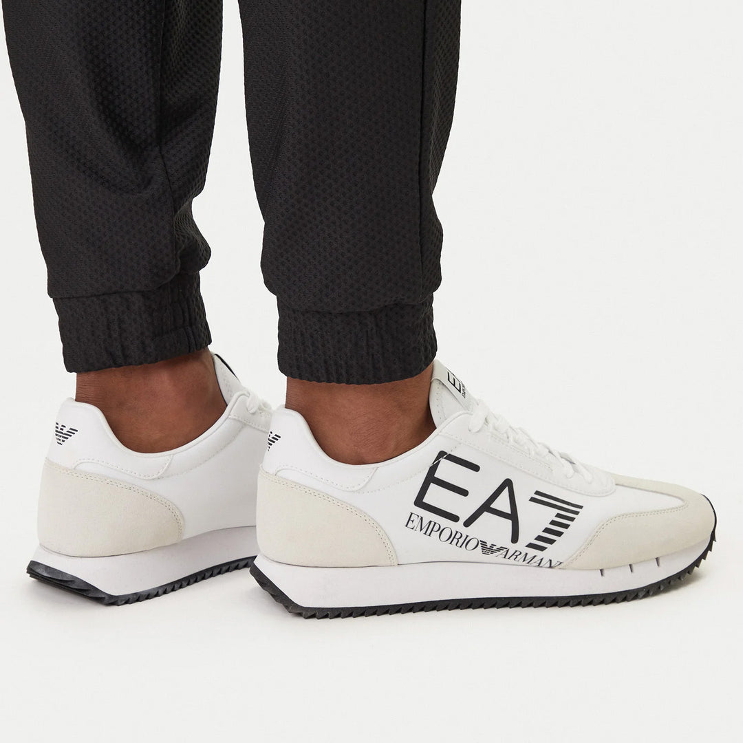 PANTALONI TUTA UOMO EA7 EMPORIO ARMANI NERO E ORO